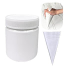 Acrylic Modeling Paste 3D Art Texture Paste 9.88oz/280ml, Ideal for Wood/T-Shirts/Glass/Stone, Sculpting Material Fast Drying Gesso Alternative DIY Crafts Projects (Modeling Paste with Bags)
