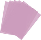 PATIKIL A4 Size Guided Reading Sheet, 5pcs Correction Lighting Gel Filter Colored Overlay Transparent Color Film for Classroom Photo Studio, Purple