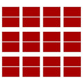 Laser Engraving Blank Red ABS Double Color Plastic Sheet, 11.8x6.49x0.05 inch Materials Double Color Plastic Sheet for Interior Signs, Badges (Red)