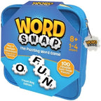 Word Strategy Game with Travel Bag, Word Puzzle for Adults, Family, and Kids, Fun Game for Ages 8+, 1-4 Players