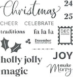 2025-2026 Stamps and Dies for Card Making, Stamps and Dies Set 2025 for Christmas and Halloween, Die Cut DIY Various Festivals Album Scrapbooking Birthdays Greeting Card (M4333)