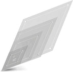Quilting Acrylic Template Set | Precision Tools for Quilting Enthusiasts | Diamond Design | Includes Sizes 4", 3", 2", 1" | 1/8 Clear Acrylic | 1/4" Seam Allowance for Accuracy