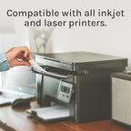 Premium Label Supply White Sticker FBA Labels – 4" x 3.33" – Laser/Inkjet Compatible – (6 per Sheet), 25 Sheets - 150 Total Adhesive Labels