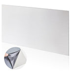 1 Pcs 430 Stainless Steel Sheet Metal 12 x 6 Inches 24GA Metal Plates Panel #4 Brushed Finish Magnetic Mount Board Wall Food Truck Restaurant Crafting Kitchen Floor Trailer Garage Gym