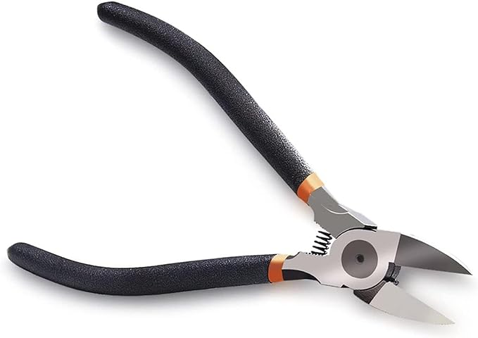 BOENFU 6 Inches Wire Cutters Heavy Duty Snips Flush Cut Side Cutters Pliers Metal Cutting Tool for Crafting, Floral, Artificial Flowers, Chicken Wire, Electrical, 1 Pack