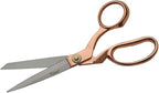 Szco Supplies 8.5” Fatima Heavy-Duty Professional Fabric Tailor Scissors For Home Crafts And Office With Rose Gold Finished Handle