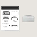 2025-2026 Stamps and Dies for Card Making, Stamps and Dies Set 2025 for Christmas and Halloween, Die Cut DIY Various Festivals Album Scrapbooking Birthdays Greeting Card (M4340)