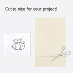 Kearing Dressmakers Tracing Paper Yellow/White Large Sized 82x57cm(32" x 22") Tracing Paper for Sewing, Fashion Design, Embroidery Tracing