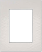 8.5x11 Mat Bevel Cut for 7x9 Photos - Acid Free Golf Ball Texture Precut Matboard - For Pictures, Photos, Framing - 4-ply Thickness