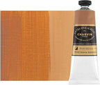 Charvin Extra Fine Professional Acrylic Paint - Raw Sienna, 60ml Tube, Triple-Milled, Lightfast Pigments, Open Stock Artist Acrylic Paints in Nature-Inspired Hues