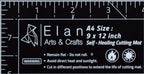 Elan Cutting Mat A2 Black & Taupe, Self Healing Cutting Mat 18x24 Inch, 5-Ply Craft Board Black, Hobby Board for Crafts 18x24 Inch