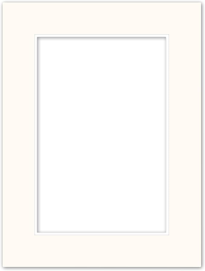 Poster Master Off White Matboard – 4-Ply Acid-Free Picture Mat Board with 45° Beveled Cut, Made in USA, Custom Cut to Any Size, 1/16" Thickness for Framing & Displays