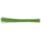 Decora 24 Gauge Green Floral Wire Green Paper-Wrapped Floral Stem Wires for Crafts 16 inch,50/Package