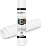 TECKWRAP Permanent Adhesive Vinyl 12" x 10ft, Matte White