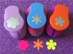 Fascola 3PCS Different Beautiful Flowers Shape 1 inch Craft Punch Set Scrapbook DIY Paper Cutter EVA Foam Hole Punches 1