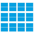 Laser Engraving Blank Blue ABS Double Color Plastic Sheet, 11.8x6.49x0.05 inch Materials Double Color Plastic Sheet for Interior Signs, Badges (Blue)