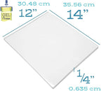 Gel Press Monoprinting Print Plate - 12” X 14” Gel Plate - Printmaking Supplies - Reusable Gel Printing Plate for Press Art for Card Making, Scrapbooking, Journaling, Arts and Crafts, Home Decor