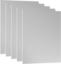 PATIKIL 3.3x2.1x1/32inch Anodized Aluminum Sheet, 5Pcs Metal Rectangle Aluminum Plate 0.8mm Thick Engraving Blanks for Laser Engraving DIY Decorative Crafting Home Decoration, Silver Tone