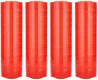 PSBM Orange Stretch Wrap, 15 Inch x 1476 Feet, 72 Pack, Tinted Pre-Stretched Shrink Wrap Film for Moving, Packaging, Pallet Wrapping