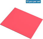 QIDIWIN EVA Foam Craft Sheets - 9x12 Inch 2mm Thick Versatile Non-Adhesive Foam for DIY, Cosplay, Scrapbooking, Classroom Projects - Durable, Flexible, Perfect for Crafting, 12 Pack(Red)