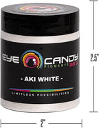 Eye Candy Pigments Premium White Mica Powder - AKI White (25gr) - for Epoxy, Resin, Soap, Paint, Woodworking, Acrylic Pouring, Bath Bombs, Fishing Lures - DIY Arts and Crafts Additive