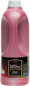 Creative Inspirations Acrylic Paint - Crimson - 1.8 Liter - Smooth & Creamy Consistency, Vibrant Pigmentation, Great Coverage for Artists - Clean Up with Soap & Water