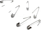 50PCS-3In Safety Pins,Stainless Steel Safety Pins,Bulk Metal Silver Sewing Pins Clothing Clips Tool 75mm Decorative(3" 50)