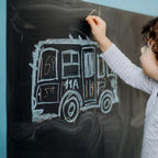 Chalkboard Paint White Chalk Board Paint for Wood, Metal, Glass, Wall, Plaster Boards Sign, Frame Any Surface White Matte Finish, Acrylic Non-Toxic, Quick-Dry - 250g, 9oz, Cover 35 sf