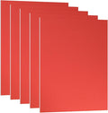 PATIKIL 3.3x2.1x1/32inch Anodized Aluminum Sheet, 5Pcs Metal Rectangle Aluminum Plate 0.8mm Thick Engraving Blanks for Laser Engraving DIY Decorative Crafting Home Decoration, Red