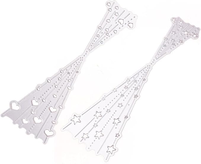 Heart Bubble Spotty Line Cutting Dies for Card Making DIY Scrapbooking Photo Album Decorative Embossing Paper TemplatedCraft Template for Paper Card Making Album Arts Supplies