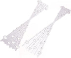Heart Bubble Spotty Line Cutting Dies for Card Making DIY Scrapbooking Photo Album Decorative Embossing Paper TemplatedCraft Template for Paper Card Making Album Arts Supplies