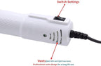 mofa Embossing Heat Gun,Hot Air Gun Tools Shrink Gun with Stand For DIY Embossing And Drying Paint Multi-Purpose Electric Heating Nozzle 150W(White,Blue)