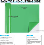 guangyintong Heat Transfer Vinyl Fruit Green HTV Rolls, 12" x 10ft Fruit Green Iron on Vinyl for T-Shirts, Matte Surface Fruit Green HTV Vinyl for All Cutter Machine Easy to Cut & Weed for DIY Design