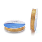 Adabele 82 Feet Premium Tarnish Resistant Round Jewelry Wire Copper Beading Wire Spool Bulk (0.7mm/21 Gauge) 18K Gold Plated for DIY Craft Jewelry Making BF286-7