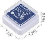 Ink Pad, 12 Colors Washable Stamp Pad for Kids…