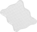 1PC Transparent Acrylic Stamp Blocks with Grid Lines, with Curve Edges Essential Stamping Tools for Scrapbooking Crafts Making,1.97 x 1.97/2.95 x 2.95/3.93 x 3.93 (10x10cm)