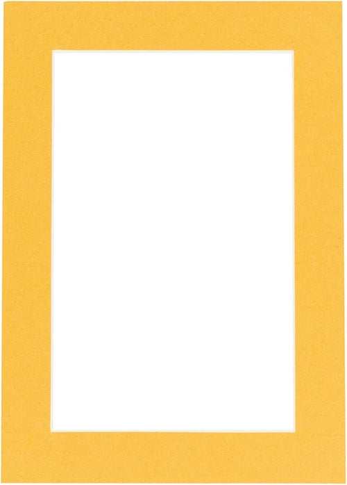 11x14 Mat Bevel Cut for 8.5x11 Photos - Acid Free Topaz Orange Precut Matboard - For Pictures, Photos, Framing - 4-ply Thickness