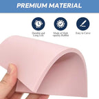 2 Pack 4"x6" Pale Pink Rubber Stamp Carving Blocks Pink Rubber Carving Blocks Linoleum Block for Stamp Maker Printmaking Supplies