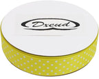Polka Dot Grosgrain Ribbon 25 Yard Each Roll 100% Polyester (3/4", Yellow)