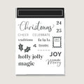 2025-2026 Stamps and Dies for Card Making, Stamps and Dies Set 2025 for Christmas and Halloween, Die Cut DIY Various Festivals Album Scrapbooking Birthdays Greeting Card (M4333)