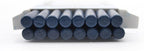 Navy Blue Mini Glue Gun Sealing Wax Stick for Metal Stamp, Making Seals Decoration for Wedding Invitation Envelope Thanks Card Christmas Gift Wrapping, Pack of 16