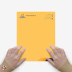 8.5 x 11" Ultra Orange Color Paper Smooth, for School, Office & Home Supplies, Holiday Crafting, Arts & Crafts | Acid & Lignin Free | Regular 20lb Paper - 100 Sheets