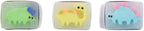 18 Pack Colorful Dinosaur Jelly Erasers for Kids, Kawaii School Supplies Prize Gifts Party Favors