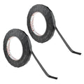 HAHIYO Black 0.5Inch Wide Floral Tape Waterproof Florist Tape Flower Wrap Adhesive Waterproof Decorative Tape for Bouquet Stem Wrapping Flower Arranging and Floral Craft, 2Rolls 200Feet/66Yard Total