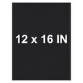 Anodized Aluminum Sheet Metal 12 x 16 x 1/32 Inch Black Metal Plates for Laser Engraving, 0.8MM Thin Decorative Sheets for Crafting, House Decoration