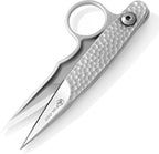 Premium Tailor Scissors, Stainless Steel, Comfort Grip, Ambidextrous, Silver, Precision, 11.7cm x 4.3cm, 1 Count