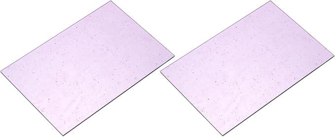 MECCANIXITY 2 Pcs Stained Glass Sheet Mosaic Tile 7.9 Inch x 5.9 Inch Purple Color Stained Glass Sheets for Crafts DIY Art Project