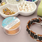 The Beadsmith Wire Elements Craft Wire – Tarnish Resistant, Soft Temper, Round, Bronze Color – 0.81mm, 20 Gauge, 10 Yard Spool – Jewelry Making, Wire Wrapping, Floral, & Other DIY Crafts