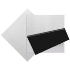 2Pcs 430 Stainless Steel Sheet Metal 6" x 6" x 1/32" Inch Metal Plates for Magnetic Mount Board Wall 20GA(0.80MM) 430 Stainless Steel Shim Stock Plates Metal Sheets for Crafting, Kitchen, Office