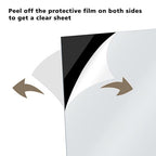 Egofine 12" x 16" Black Plexiglass Sheets 6 Pack 0.04 Inch Cast Acrylic Sheet Thick for DIY Craft Projects, Painting, Photography, Sign, Display Stand, Home Decor, Easy to Cut